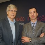 Carlos Ebner, da Iata, e Luis da Silva, da GE Capital Aviantion Services