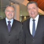 Carlos Silva, da Sindhotéis, e Alexandre Sampaio, da FBHA