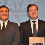 Chico Brasileiro, prefeito de Foz de Iguaçu, e Marx Beltrão, ministro do Turismo
