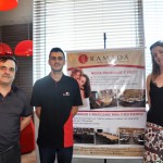 Cleyton Rosa, supervisor de Alimentos e Bebidas, Daniel Leone, supervisor de Recepção e Patrícia Carvalho, gerente de Marketing da Vert