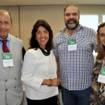 Eduardo e Leila Araujo, da IETUR, Marcelo Jones, da Palmitur Turismo, e Sandra Lopes, da PHL Brasil