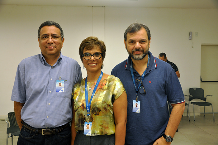 Jenner Pinheiro,Vanusa Reis e Carlos Cardoso, do Sebrae-AM Jenner Pinheiro,Vanusa Reis e Carlos Cardoso, do Sebrae-AM