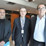 Luiz Muniz, da Paranoid, Eraldo Alves, da CNC, e Bebeto de Freitas, secretário de Esportes e Lazer de BH