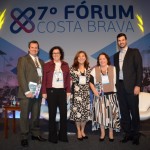 Ronaldo Linares, da Accenture, Patricia Thomas, da Academia de Viagens, Marina Shimada, da Honda, Maura Allen, da Radius, e  Rubens Schwartzmann, da Costa Brava