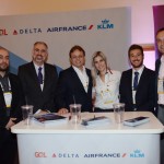 Vitor Hugo, Anderson Wolff e Rog'erio Guerra, da GOL, Renata Mirandola e Danillo Barbizan, da Delta, e Anderson Salva, da Air France KLM