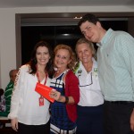 Tânia Magali, da TMMP, ao lado de Fabiana Peres, da Avianca, Rosa Masgrau, do M&E, Gustavo Souza, da Localiza