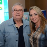 Cesar Santos, da Snowball Turismo, e Viviane Muller, da Magic Dreams