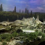 Q3V6590 Disney revela maquete das atrações de Star Wars; veja