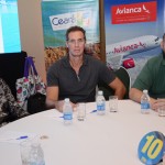 Waine Almeida, Gilson Latini, da Agency & Incoming Tour, e Sérgio Silveira, da Bibiano Viagens e Turismo