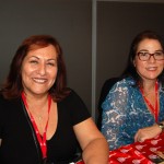 Adriana Diniz e Roxana Iriarte, da PTS Perú