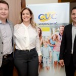 Anselmo Breves, Marta Lobo e Rogério Mendes, da CVC