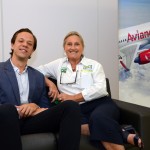 Bruno Giovanni, do RIOGaleão, e Rosa Masgrau, do M&E