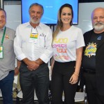 Claudio Souza, da Vento Sul, Celso Guelfi, da GTA, Tereza Suyane, de Fernando de Noronha e Evandro Oliveira, da Avirrp