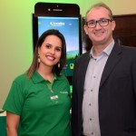 Debora Siqueira, da Localiza, e Antonio Araujo, da Doher Turismo