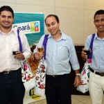 Felipe Aires, Adriano Gomes, e Leandro Ascendino, da Ristal Turismo