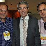 Fernandos Santos, da Aviesp com Claudio Gembelian e Wilson Ramos, da Affinity Seguro