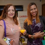 Iana Vinhativo e Magali Santos, da Martinez Viagens e Turismo