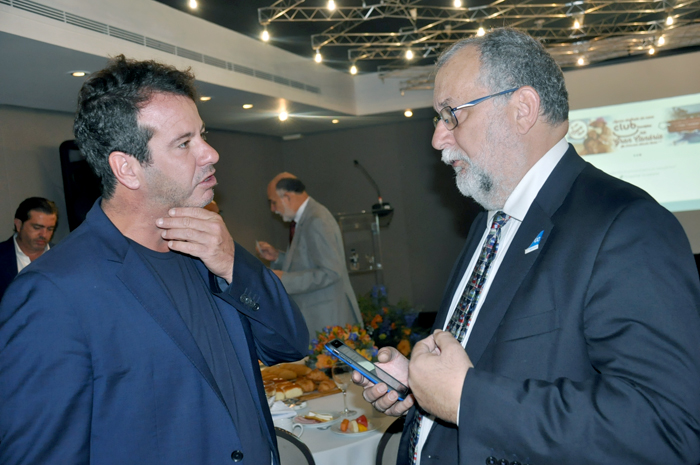 Lisandro Manu Marques e Enrique Martin-Ambrosio, diretor de Desenvolvimento Internacional do Grupo Globalia, e diretor geral da Air Europa no Brasil