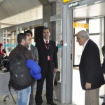 O fundador José Efromovich recepcionou os passageiros do voo inaugural