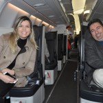 Os convidados Mariana Azevedo, da MMTGapnet, e Marcelo Paolillo, da Flytour Viagens