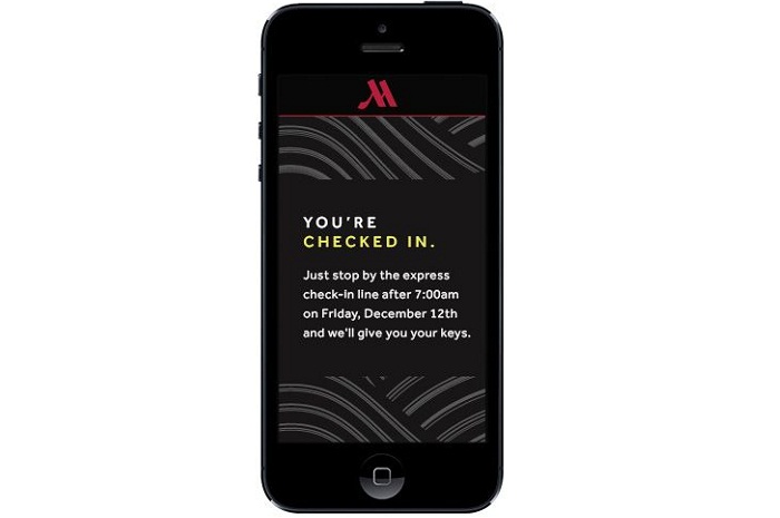 Toalhas adicionais, troca de roupa de cama e informações sobre despesas são algumas das opções que podem ser acessadas por meio do aplicativo do Marriott, que pode ser baixado nas app stores