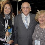 Alexandra Mato e Dilson Jatahy, da ABIH Nacional, e Avani Duran, da LR Turismo