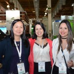 Aline Haranaka, Juliana Assumpçao e Kelly Castange, da Aviesp