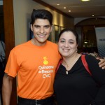 Bruno Matos, da CVC, e Camila Andrade, da Multi Tour