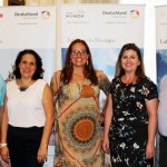 Carlo Carbone e Adriana Martins, do Visit Berlim, Patrícia Ribeiro, da Lufthansa, Margaret Gratham, da DZT e Giovani Lenard, de Munique