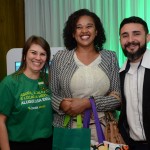 Christiane Souza, da Localiza, Elisangela Ramos, da Baluarte Turismo, e Éverton Silva, da Setur-CE