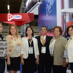 Denise Suarez, da Cunatur, Maibel Gômes, da NH Capri, Vivian Socorro, da Havanatur, Roberto Silva, da Sanchat, Barbara Cruz e Niurka Martinez, da Cubatur