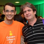 Emanuel Coelho, da CVC, e José Rubens Fontes, da Fontur Viagens