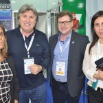 Fatima Vila Maior, da BTL, Leonel Pavan, secretário de SC, Eduardo Loch, secretário de Florianópolis, e Gisele Lima, da Promo