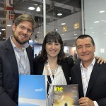 Gonzalo Romero, Giseal Marino e Ivan Blanco da Aerolíneas Argentinas