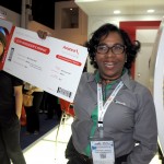 Gracinha Cardoso, da Panda Promoções e Eventos, ganhou uma passagem da Avianca