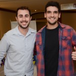 Guilherme Munaier, da Midhaz, e Bruno Mozelli, da Atlântica Tur