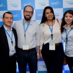 Ivan Blanco, da Aerolíneas, André Ormonde e Julyane Oliveira, da Al Mundo, e Mariana Campos, da Aerolíneas