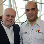 José Luiz Schiavoni, da Weber Shandwick, e Adriano Araujo, da Tap