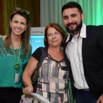 Mariana Alves, da Localiza, Rosangela Chamone, da Rosangela Chamone Viagens, e Éverton Silva, da Setur-CE
