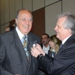 Michel Tuma Ness, da Fenactur, co, Edmar Bull, da Abav