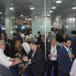 Movimentação no estande do M&E