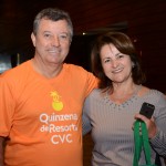 Ronaldo Ribeiro, da CVC, e Mara Rúbia, da Service Plus