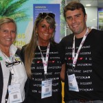 Rosa Masgrau, do M&E, Mônica Paixão e Marcos Motta, do Le Canton