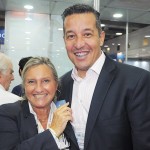 Rosa Masgrau, do M&E, com Luciano Motta, do Mabu