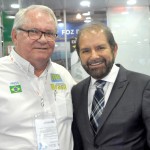 Roy Taylor, do M&E, e Guilherme Paulus, da GJP