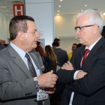 Valter Patriani, da CVC, com Tarcisio Gargioni, da Avianca