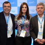 Vanderlei Folgueral, da LTS, Flavia Pirola e Ricardo Paci, da Tyller