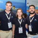 Vinicius Freitas, Cíntia Peloso e Fabio Guilherme, da Costa Cruzeiros