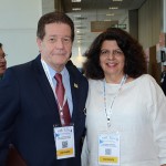 Wellington Costa, da GBTA, e Jussara Hadad, do Consulado dos Estados Unidos