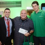 Pedro Krieger, da Top Tour, com Felipe Lemos, da Avianca, e Gustavo Souza, da Localiza Hertz